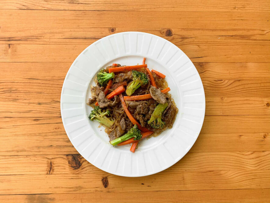 Dinnerly's beef bulgogi stir fry