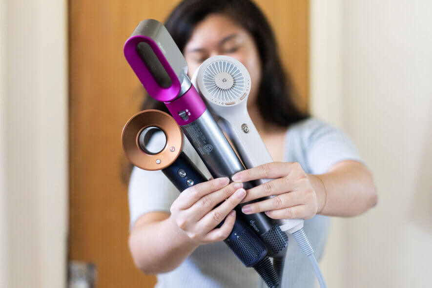 Shark HyperAIR hair dryer vs Dyson