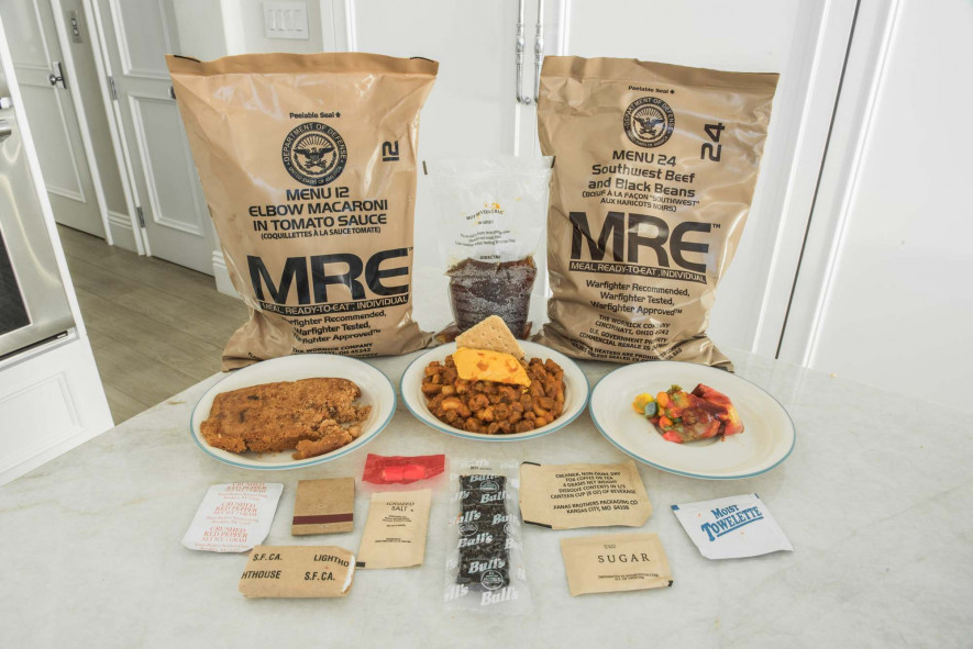 Military surplus MRE kits